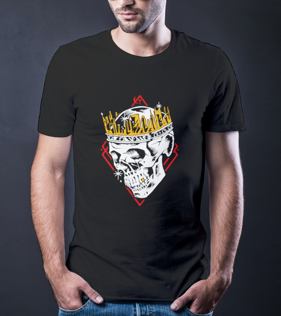 Jelly Roll Skull King Crown Red Diamond T-Shirt