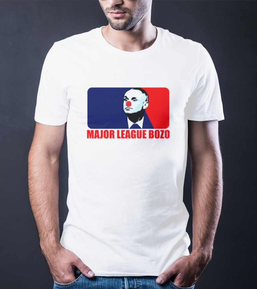 Major League Bozo Red Nose Clown T-Shirt