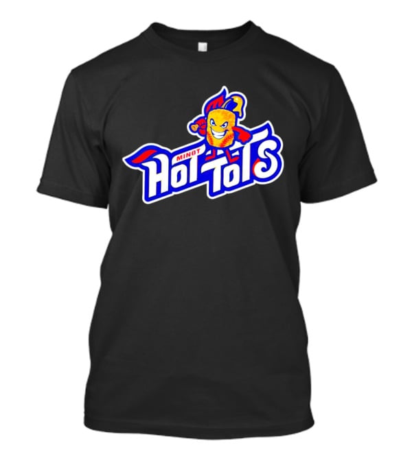 Minot Hot Tots Flame Character T-Shirt
