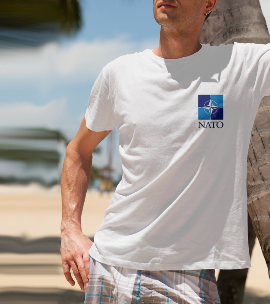 NATO Flag Emblem Logo T-Shirt