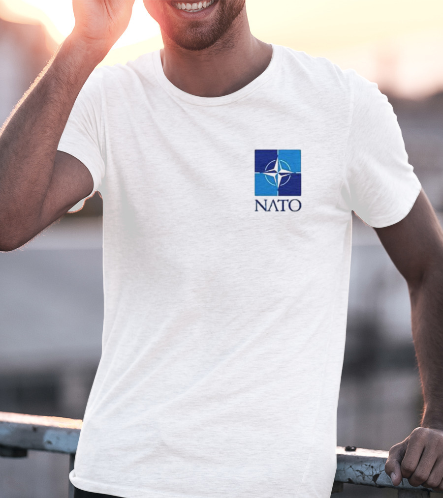 NATO Flag Emblem Logo T-Shirt