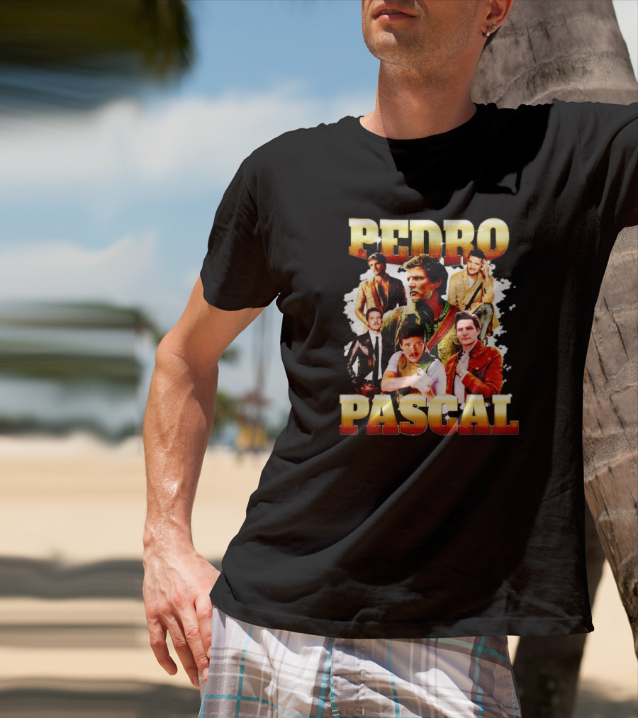 Pedro Pascal Picture Collage T-Shirt