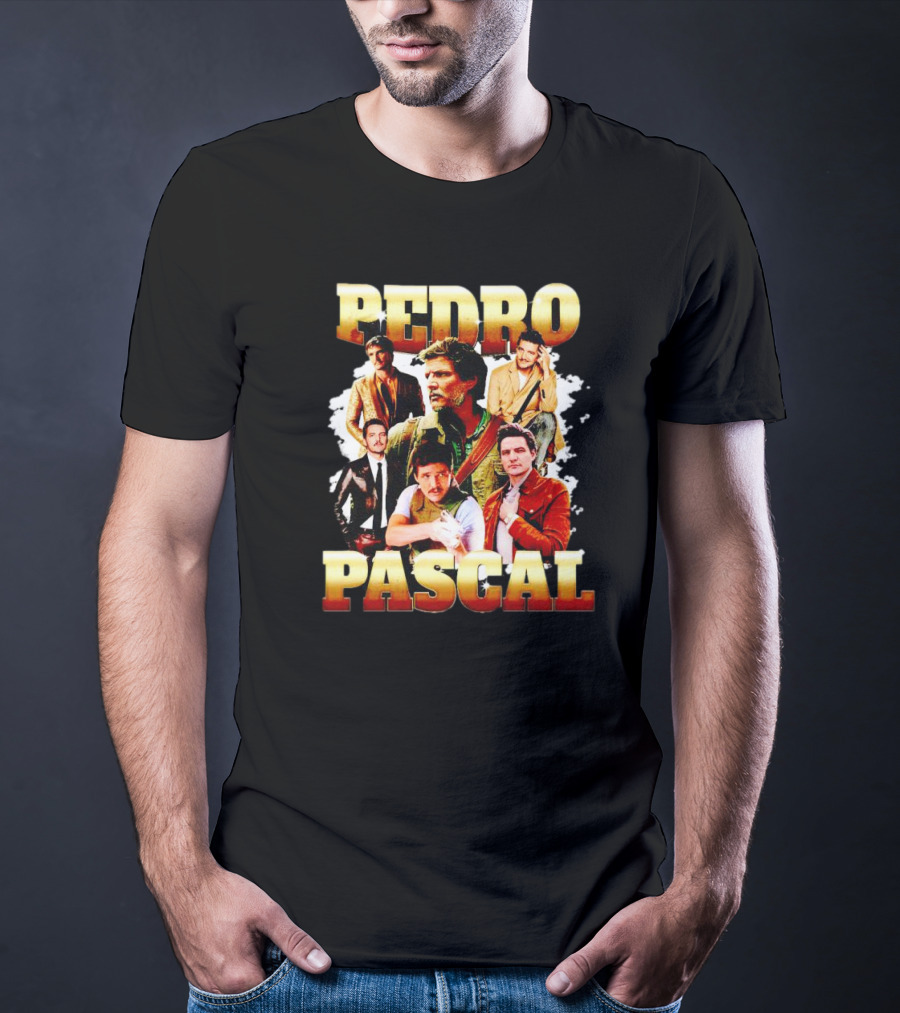 Pedro Pascal Picture Collage T-Shirt