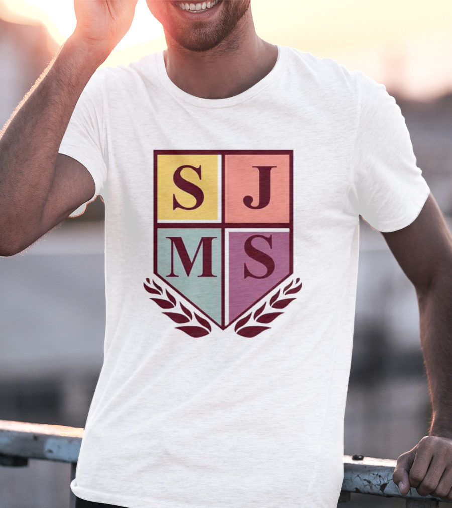 SJMS Shield Emblem Amphibious Crest Metal T-Shirt
