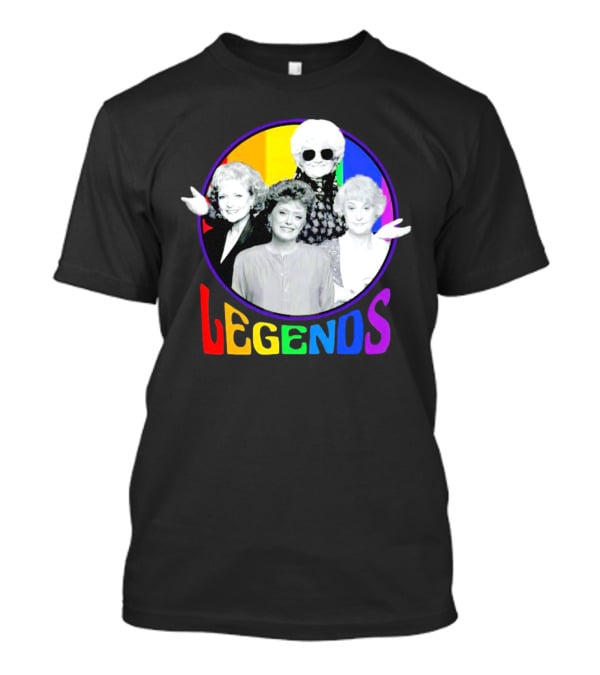 Golden Girls Legends Rainbow Pride T-Shirt