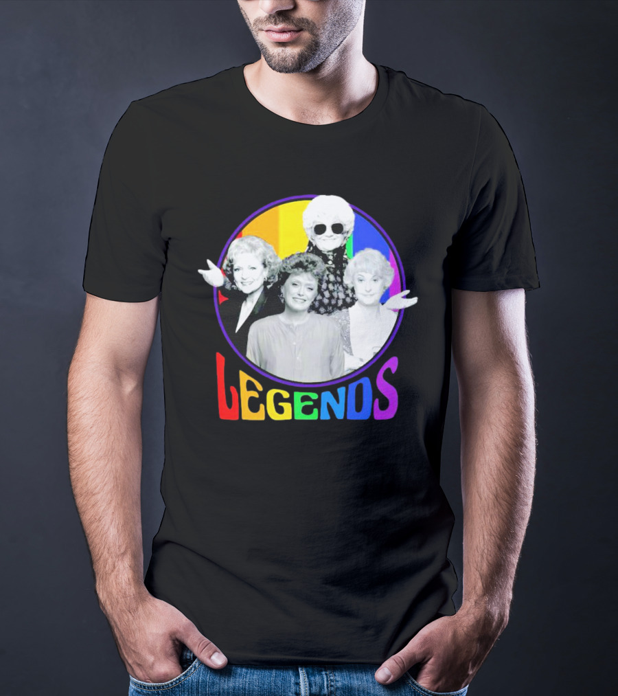Golden Girls Legends Rainbow Pride T-Shirt
