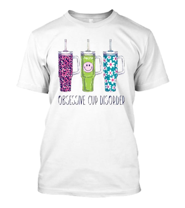 Obsessive Cup Disorder Leopard Smile Daisy T-Shirt