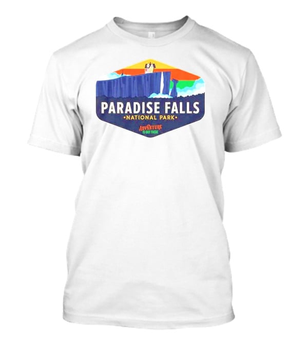 Paradise Falls National Park Adventure Is Out There T-Shirt