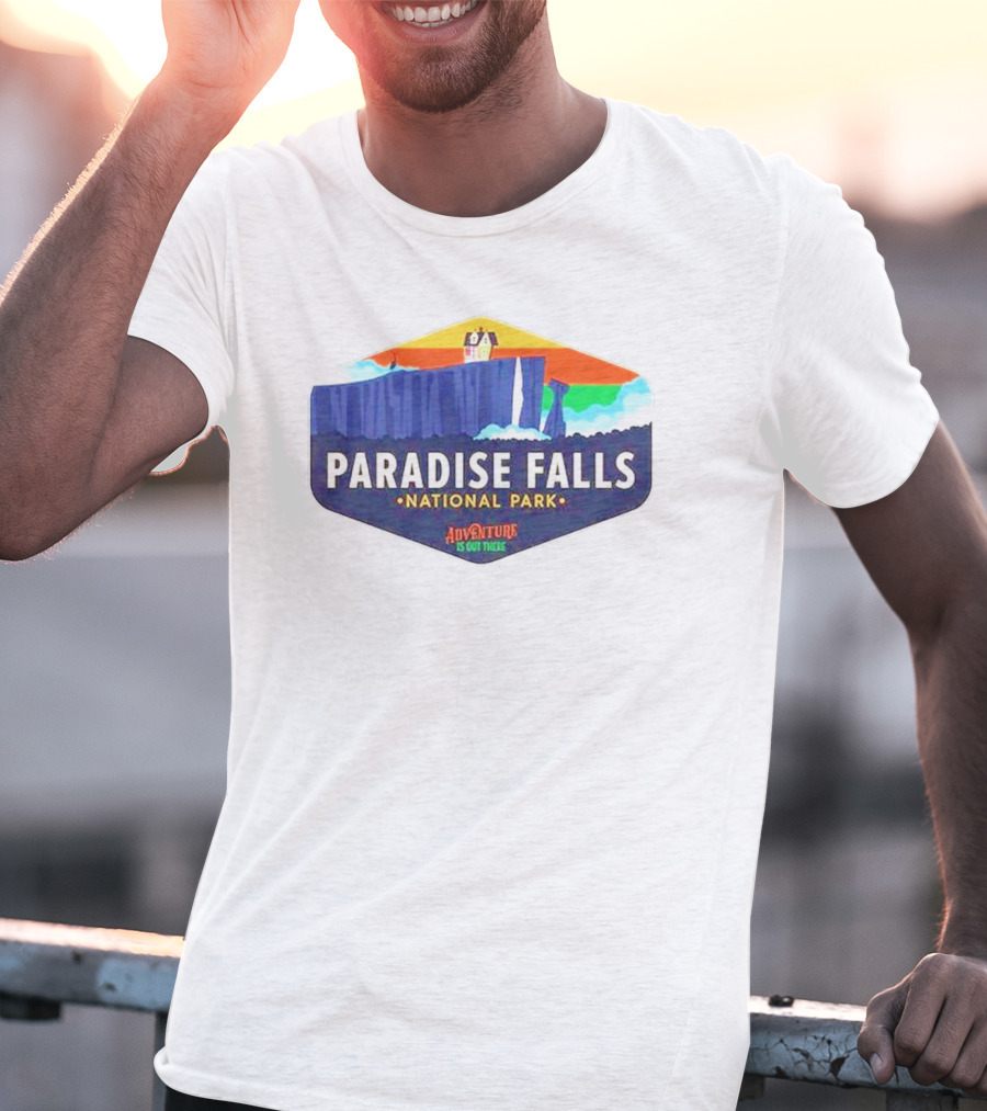 Paradise Falls National Park Adventure Is Out There T-Shirt