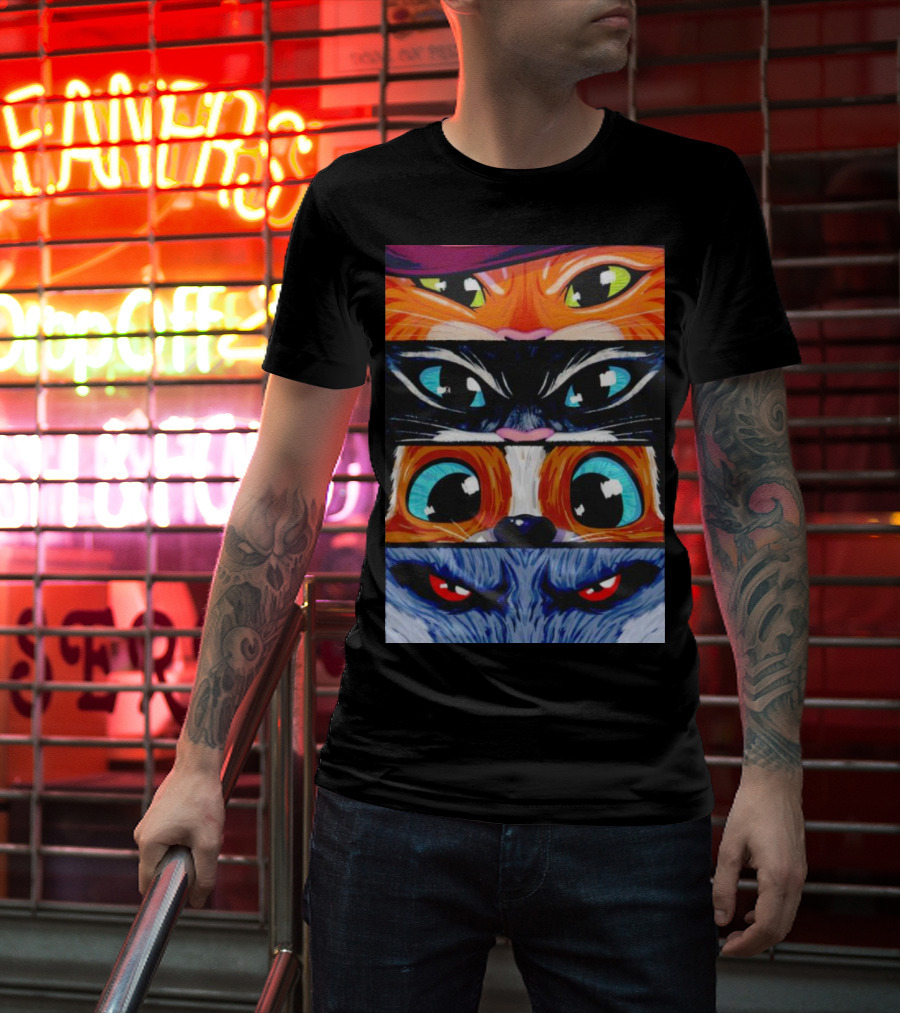 Puss In Boots Eye Expressions Collection T-Shirt
