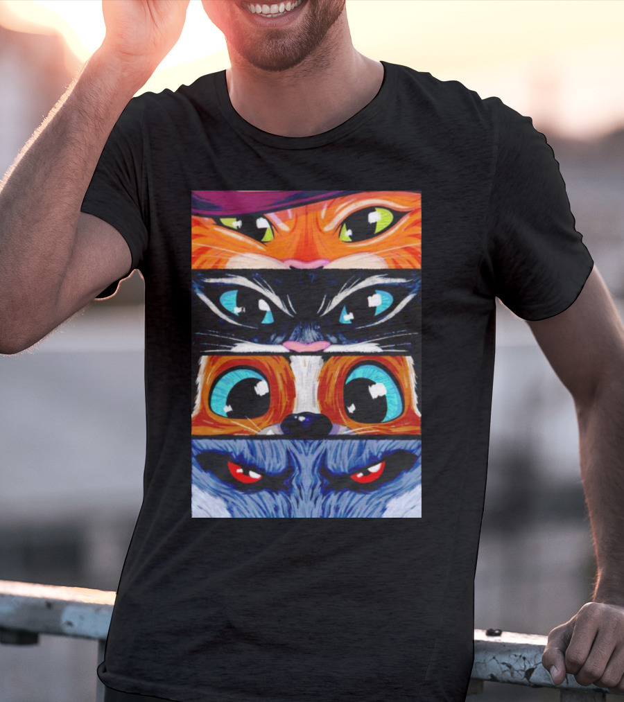 Puss In Boots Eye Expressions Collection T-Shirt