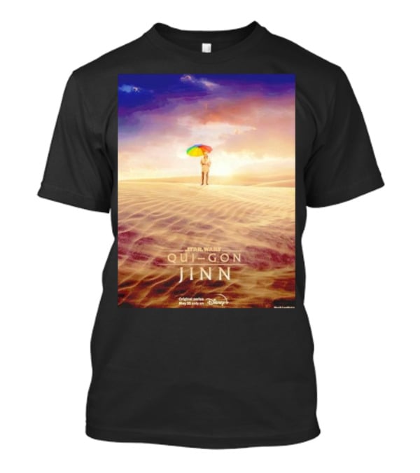 Star Wars Qui-Gon Jinn Desert Scene Disney Plus Series T-Shirt