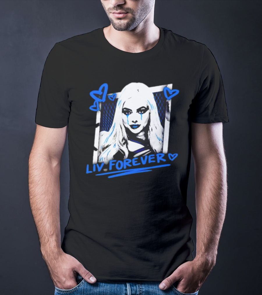 Liv Forever Crying Hearts Bayley Wearing A Liv Morgan T-Shirt