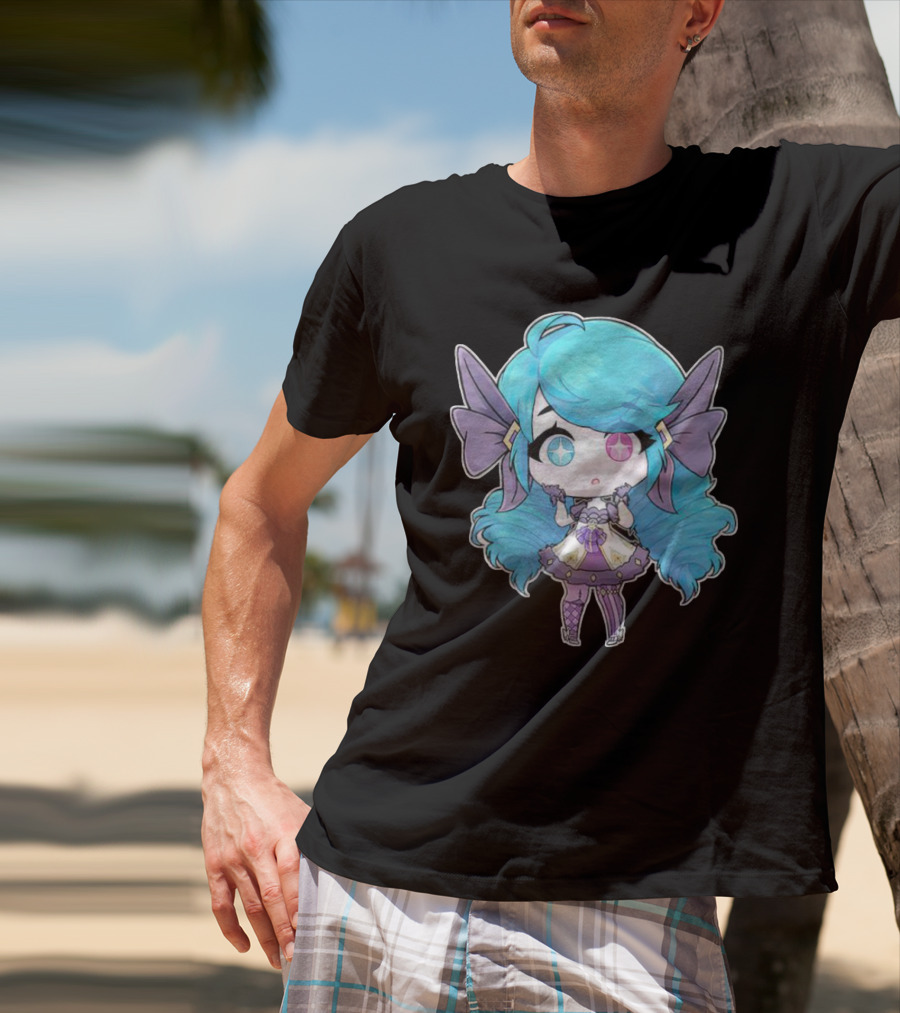 Cute Gwen Chibi LOL Character T-Shirt