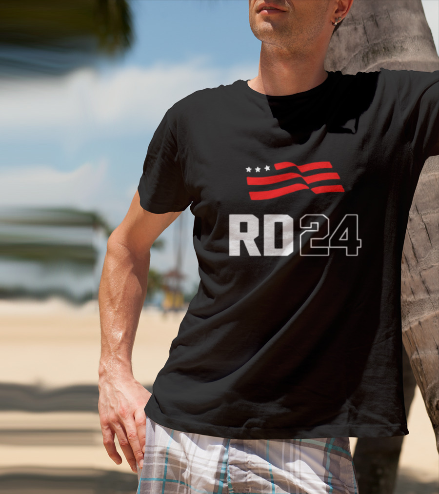 Desantis RD24 American Flag Stars Stripes T-Shirt