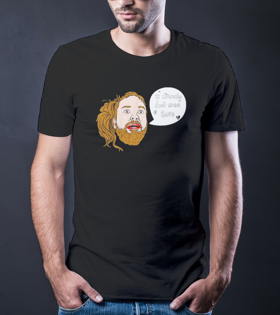 I Literally Don’t Even Care Comic T-Shirt