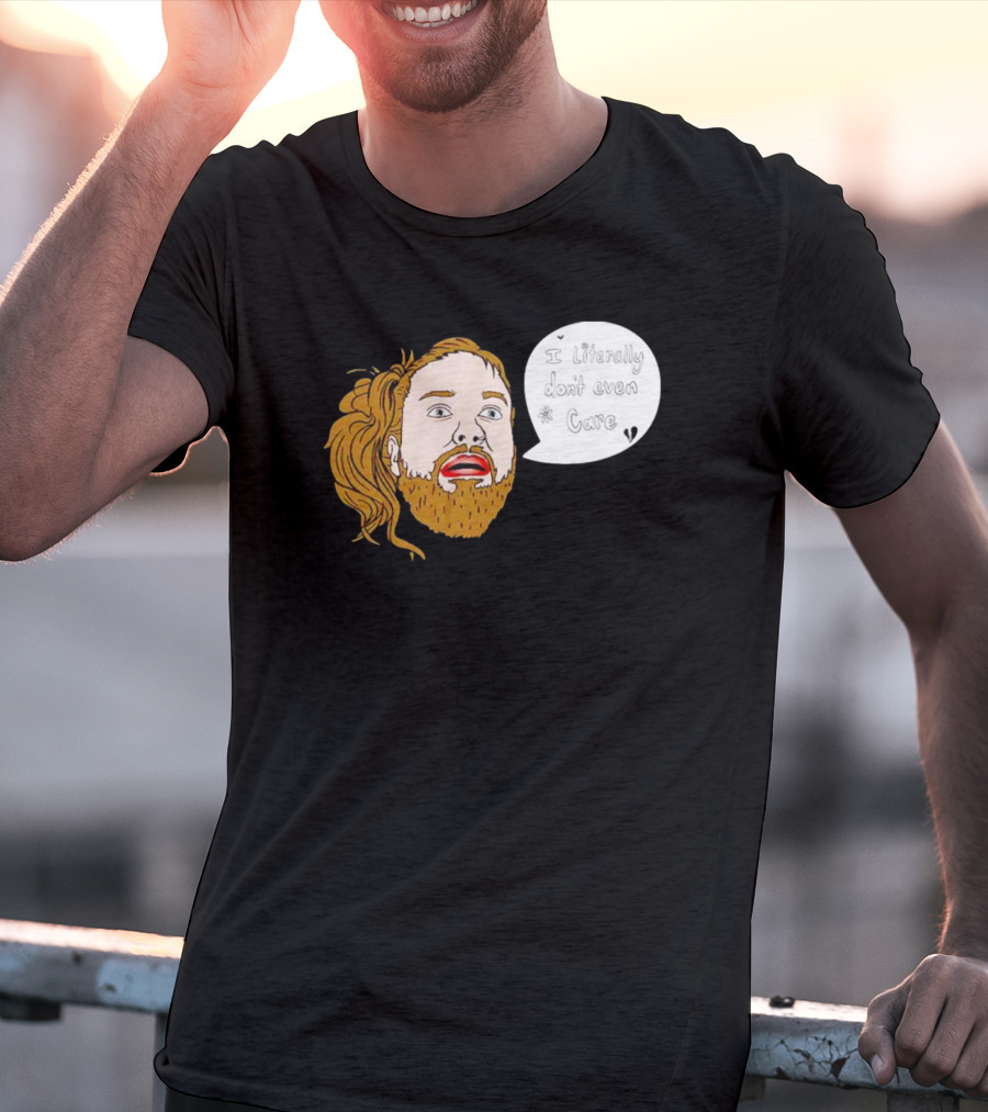 I Literally Don’t Even Care Comic T-Shirt