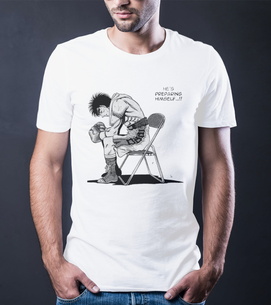 Ippo Makunouchi Preparing Mentally In Boxing Gear T-Shirt