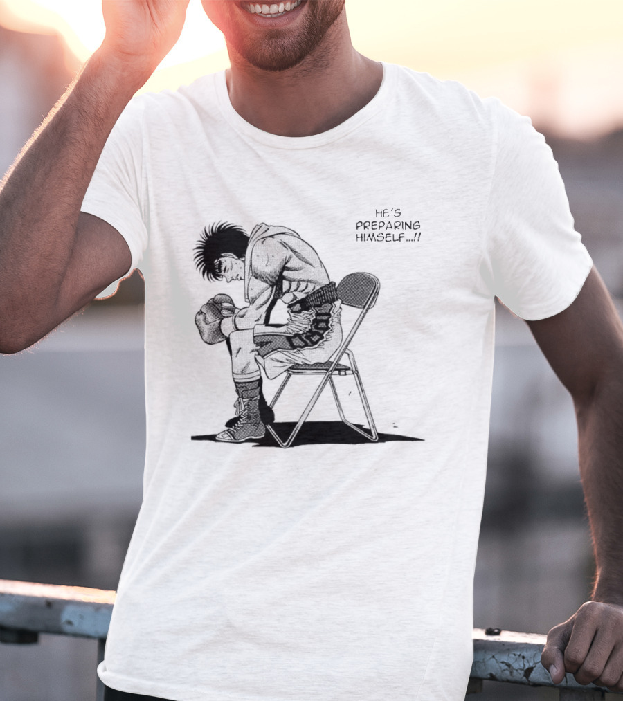 Ippo Makunouchi Preparing Mentally In Boxing Gear T-Shirt