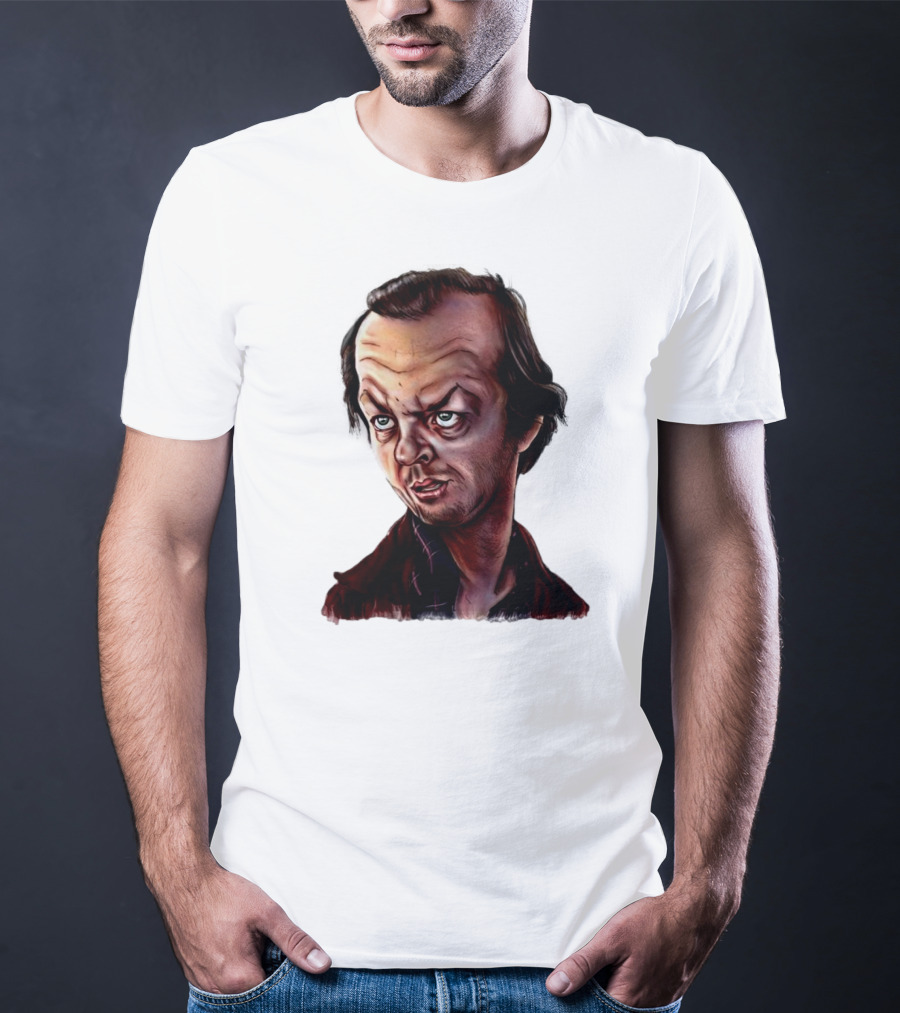 Jack The Caretaker Jack Torrance The Shining Caricature T-Shirt