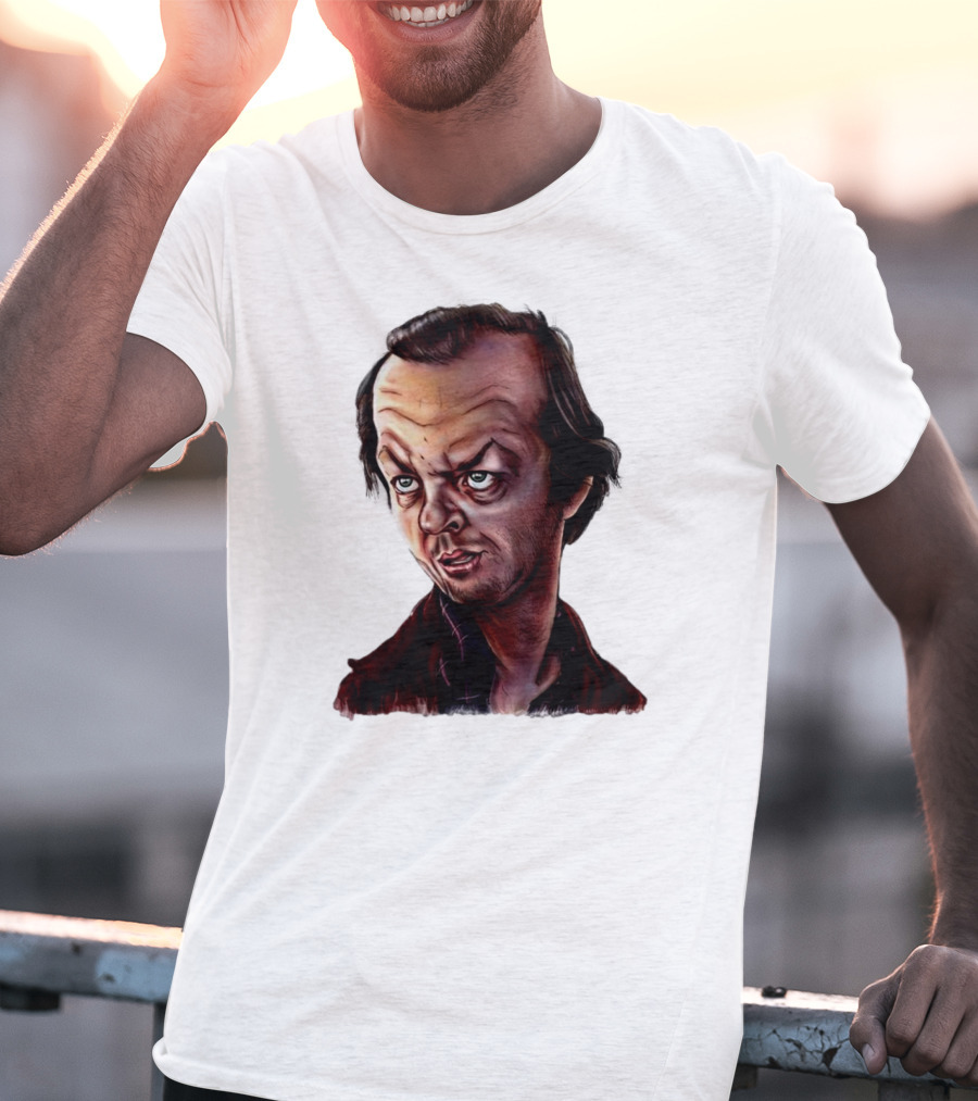 Jack The Caretaker Jack Torrance The Shining Caricature T-Shirt