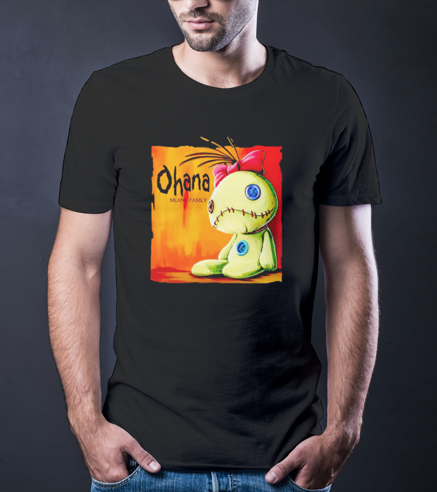 Ohana Means Family Scrump Stitch Doll T-Shirt