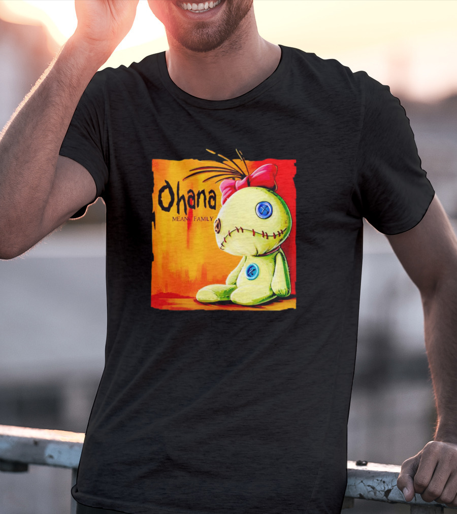 Ohana Means Family Scrump Stitch Doll T-Shirt