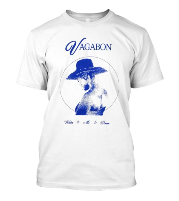 Vagabon Water Me Down Blue Silhouette Hat T-Shirt
