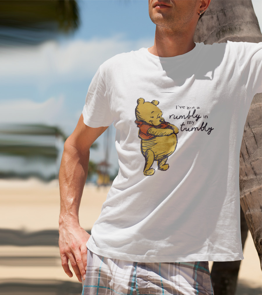 Pooh I’ve Got A Rumbly In My Tumbly Bear T-Shirt