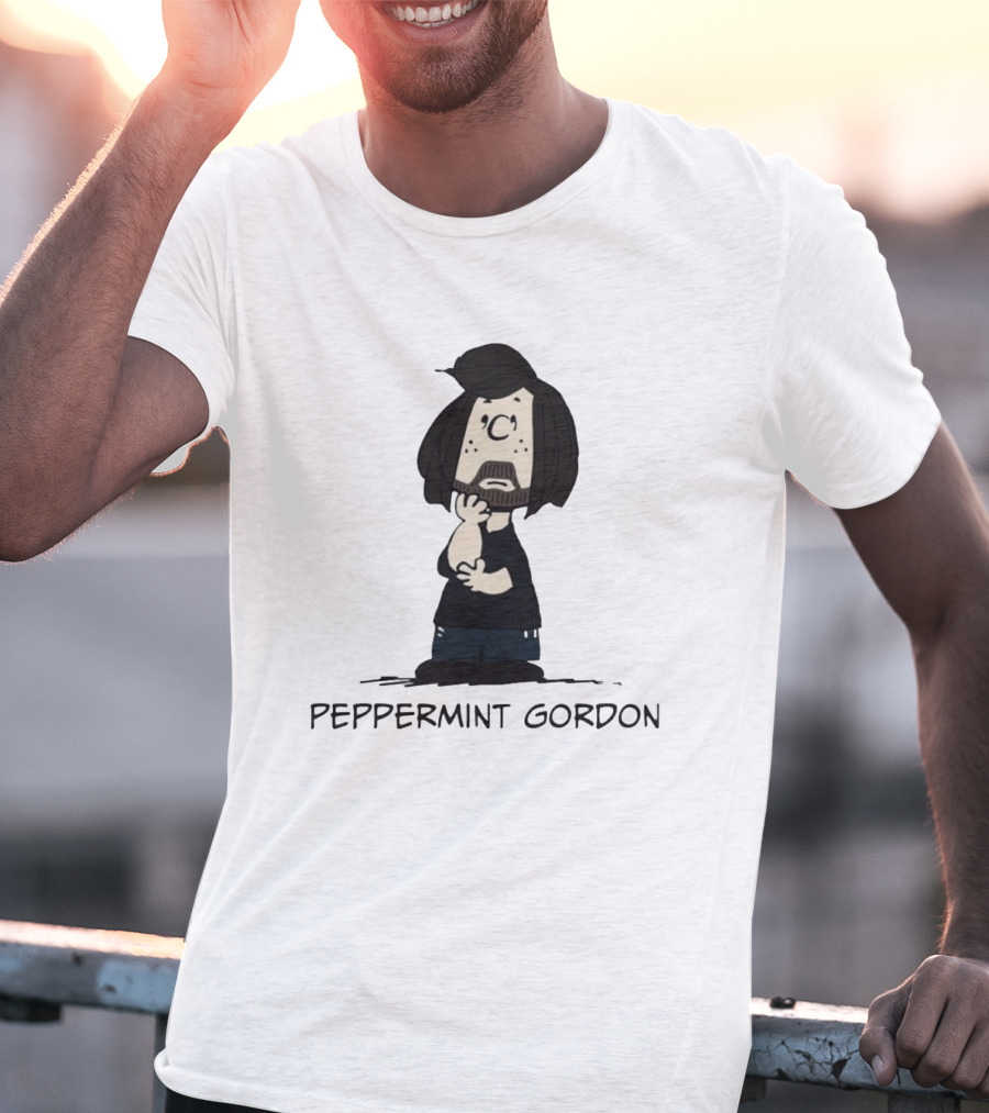 Peanuts Peppermint Gordon Charlie Brown Style Character T-Shirt