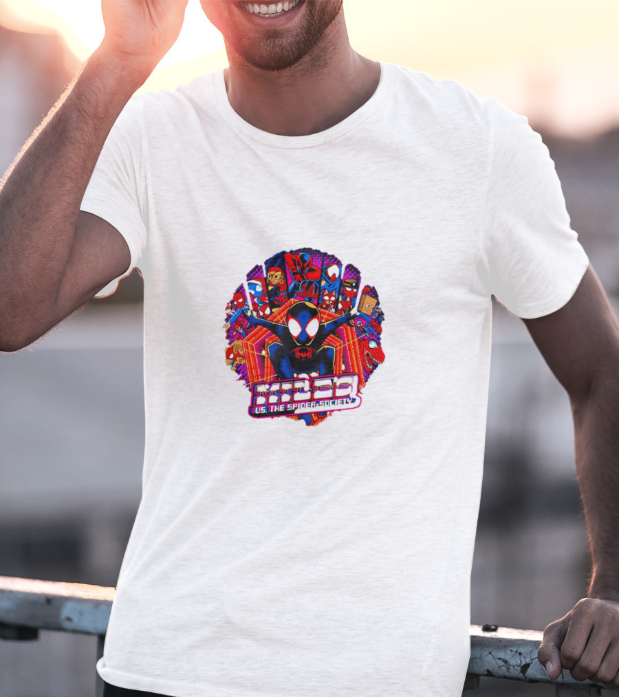 Miles Morales Anomaly US The Spider-Society Multiverse Characters T-Shirt