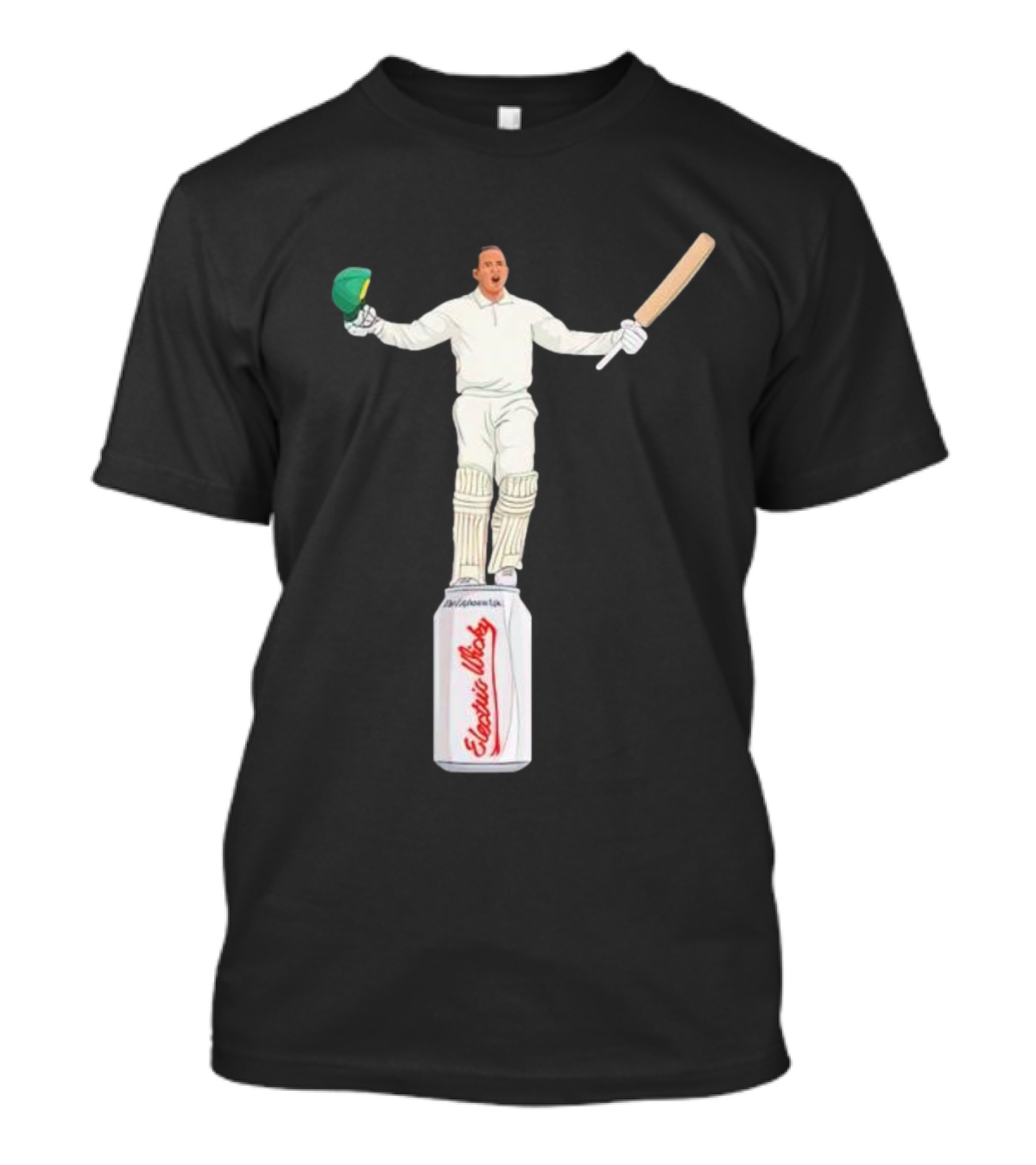 Edgbaston Victory Celebrations With Cricketer On Beer Can T-Shirt