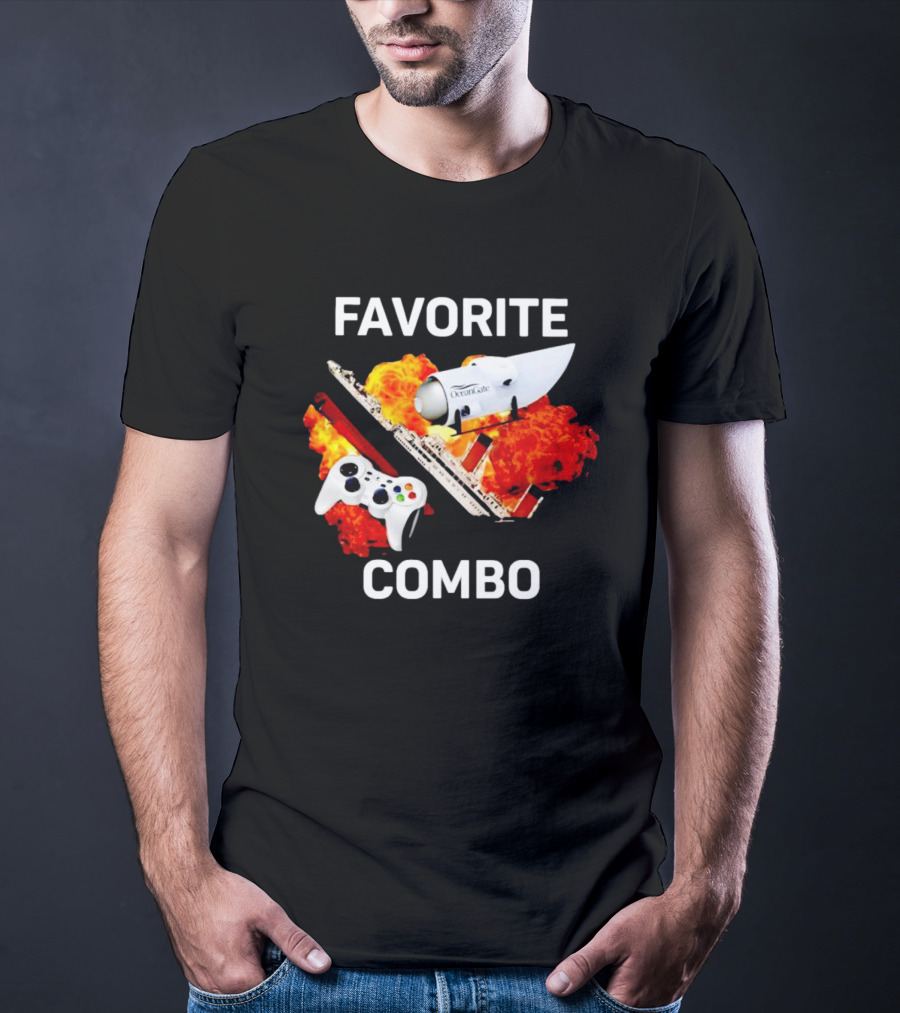 Favorite Combo Oceangate Controller Submarine Explosion T-Shirt
