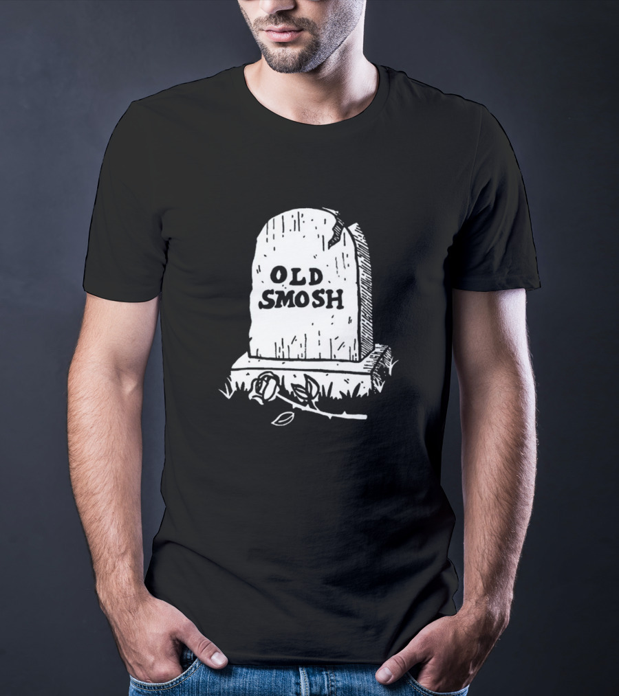 Old Smosh Tombstone Rose Memorial T-Shirt