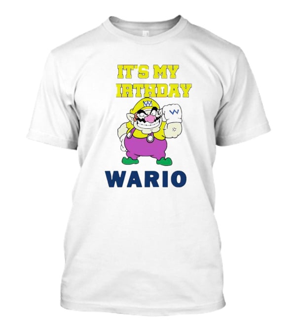 It's My Birthday Wario T-Shirt