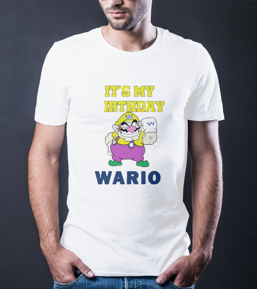It's My Birthday Wario T-Shirt