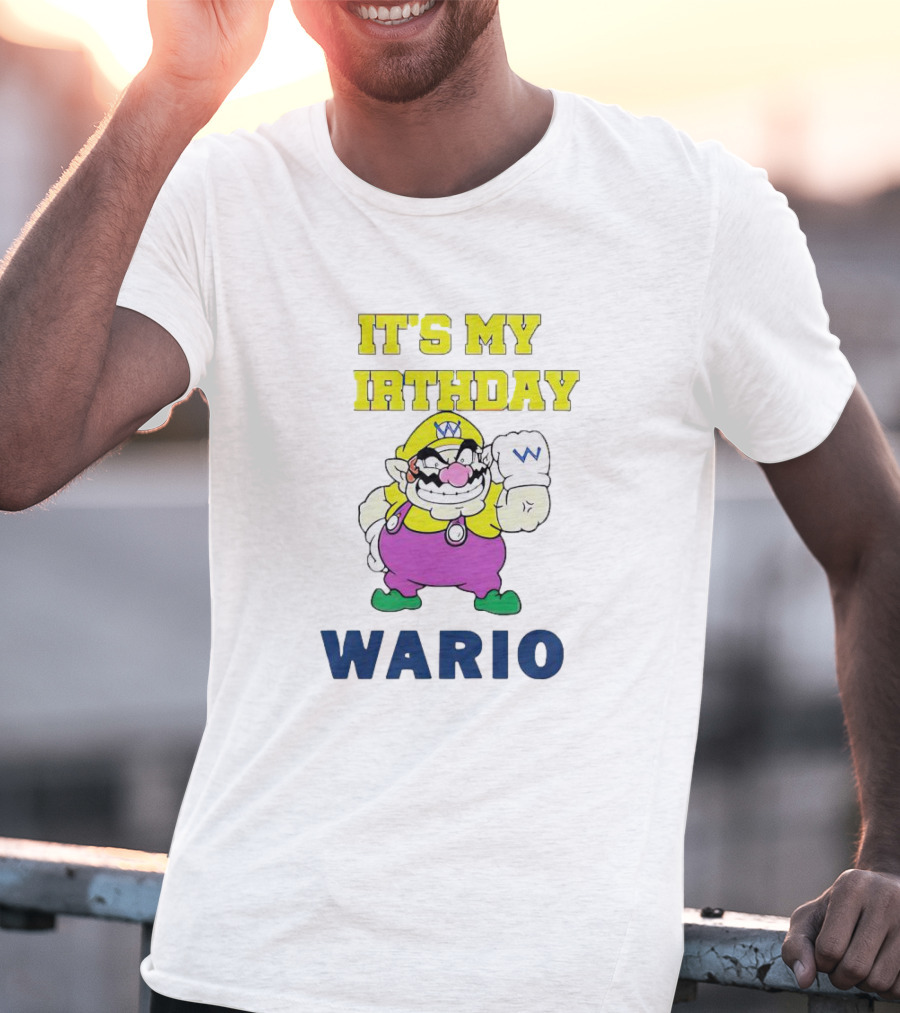 It's My Birthday Wario T-Shirt