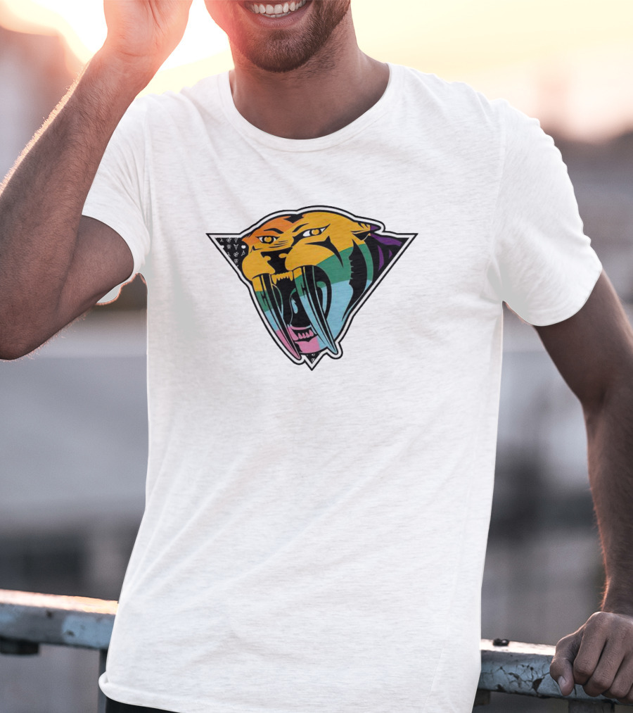 Nashville Predators Pride Rainbow T-Shirt