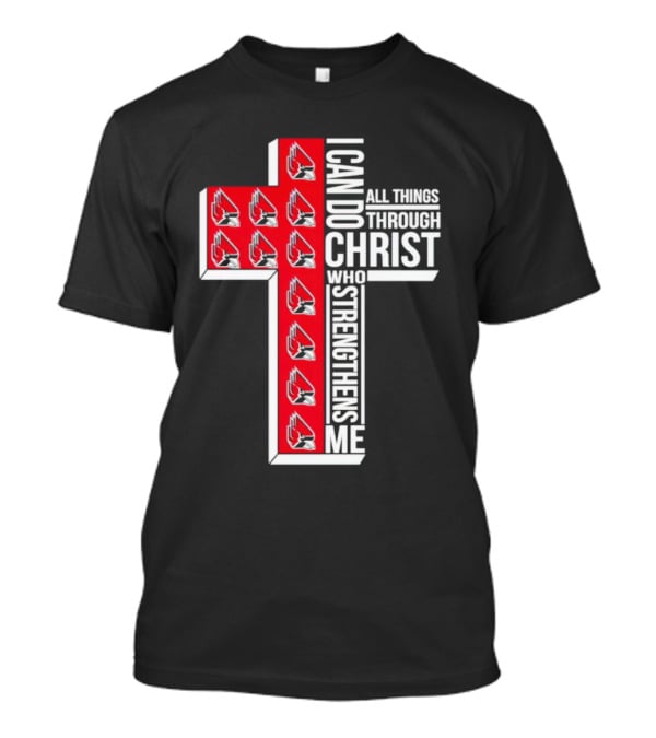 Arizona Cardinals I Can Do All Things Through Christ Who Strengthens Me T-Shirt