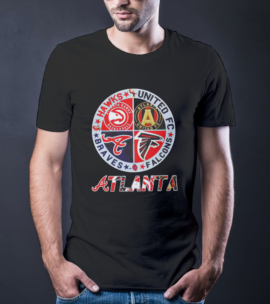 Hawks United FC Braves Falcons Atlanta T-Shirt