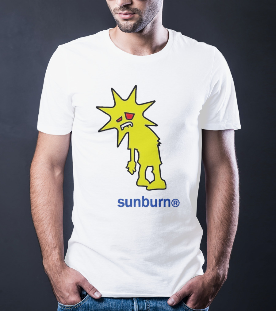 Dominic Fike Sunburn Yellow Sad Character T-Shirt