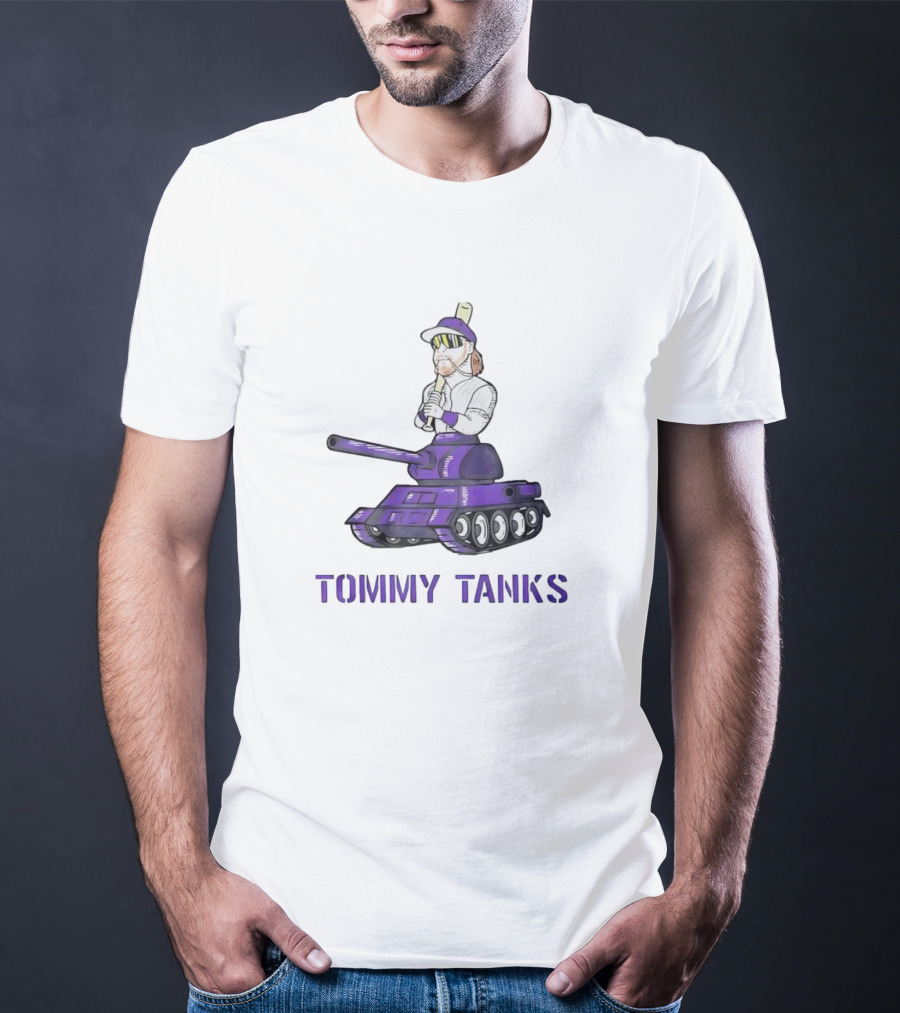 LSU Tigers Tommy White Tommy Tanks Baseball Tank T-Shirt
