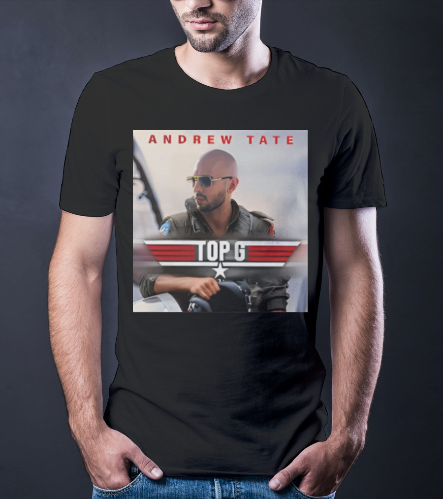 Andrew Tate Top G Pilot Aviator T-Shirt