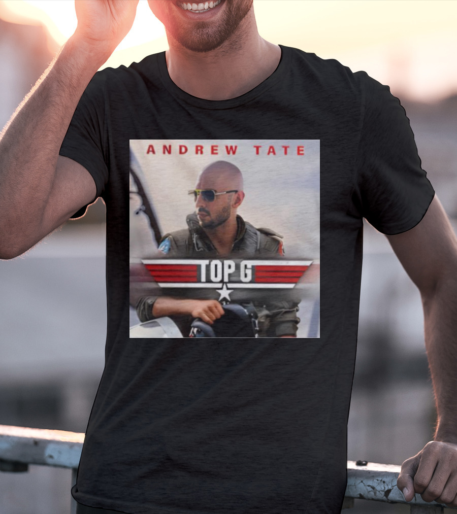 Andrew Tate Top G Pilot Aviator T-Shirt