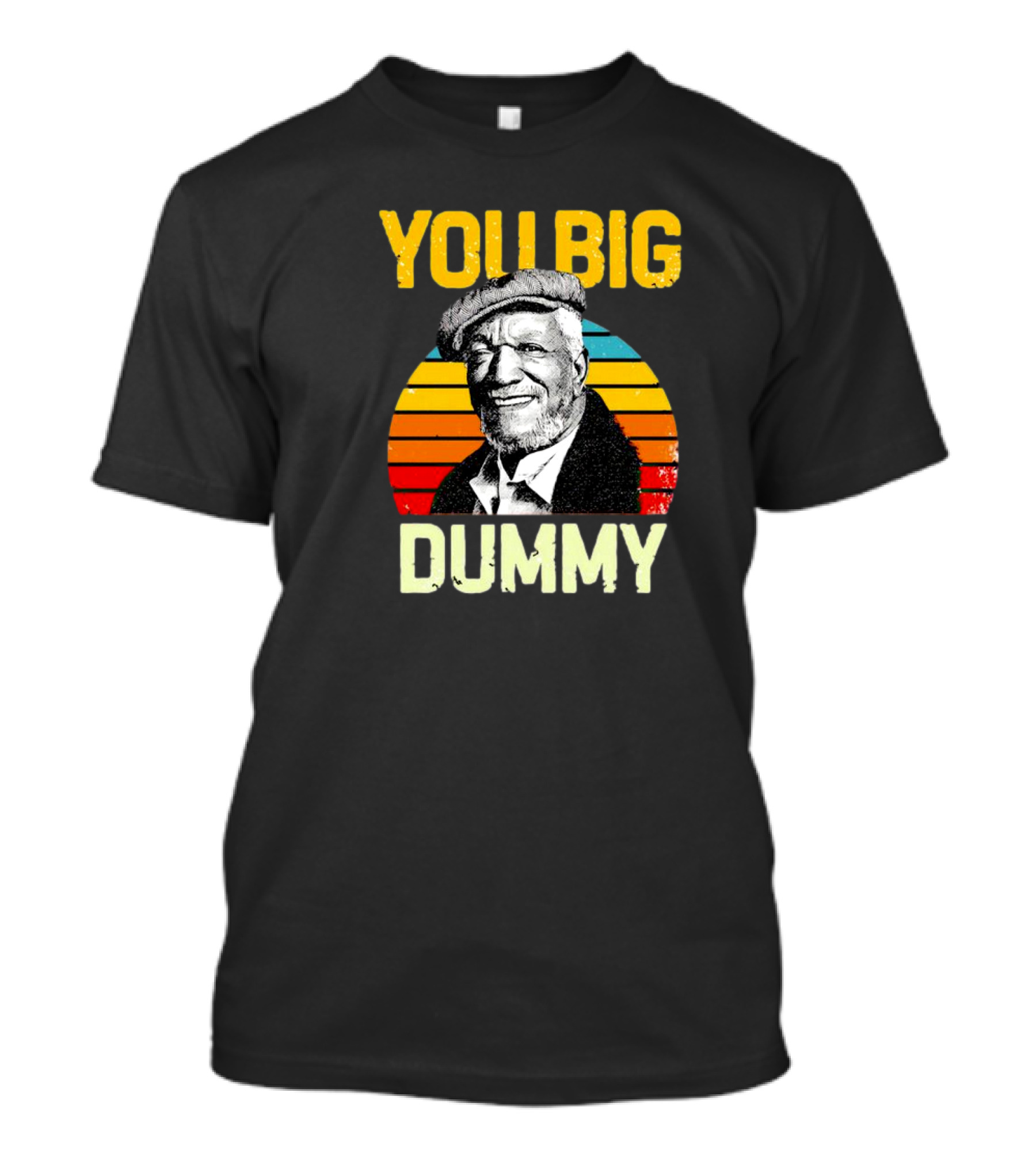 You Big Dummy Fred Sanford Vintage Retro Stripes T-Shirt