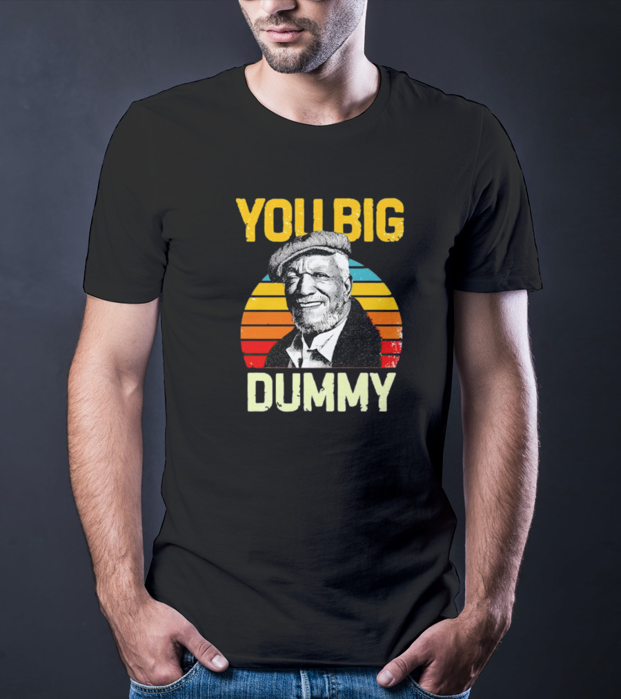 You Big Dummy Fred Sanford Vintage Retro Stripes T-Shirt