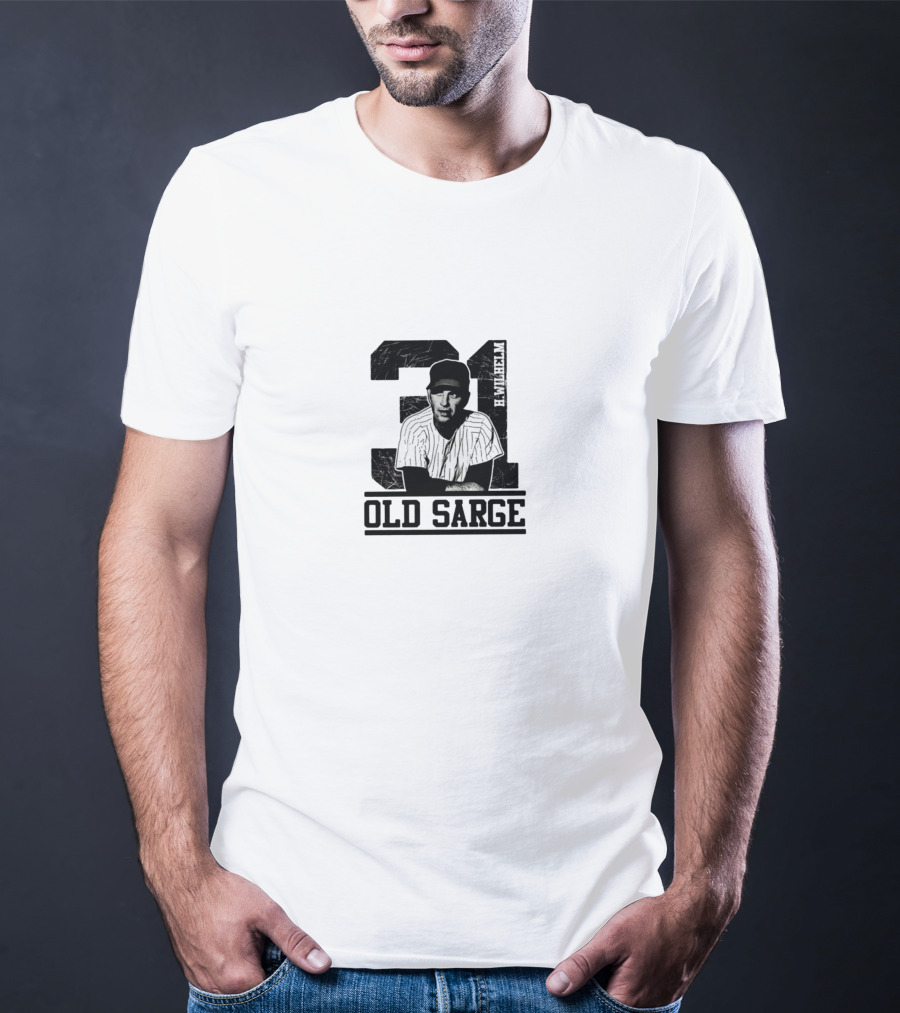 Hoyt Wilhelm 31 Old Sarge Chicago White Sox Baseball Legend T-Shirt