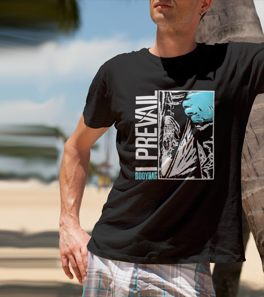 I Prevail Body Bag Skull And Gloved Hand T-Shirt