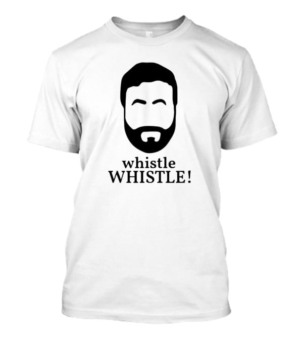 Roy Kent Ted Lasso Whistle Whistle Beard T-Shirt