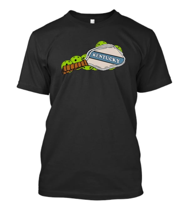 Kentucky Pickleball Paddle And Balls T-Shirt